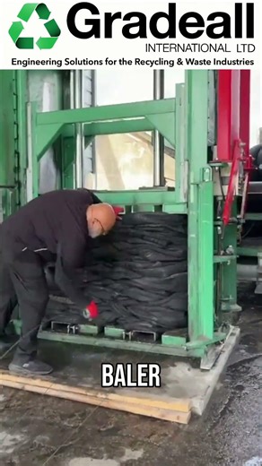 How to bale tyres cleanly and efficently using a tyre baler conveyor