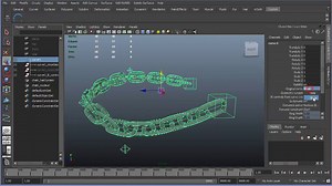 Python script for Maya - Create dynamic chain from curve 2.0