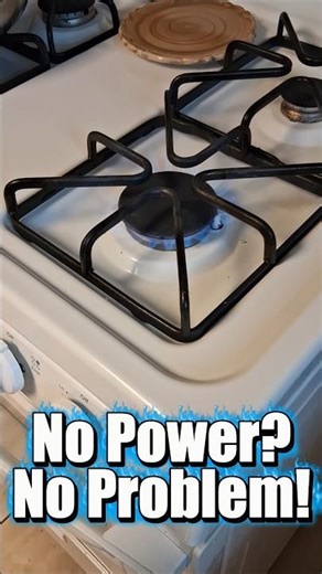 How to manually light a gas stove burner SAFELY (no igniter)