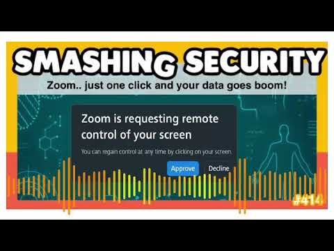 Zoom.. just one click and your data goes boom! | Smashing Security podcast