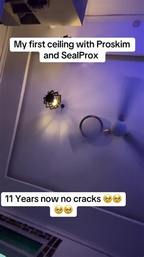 My First Proskim Ceiling Installation