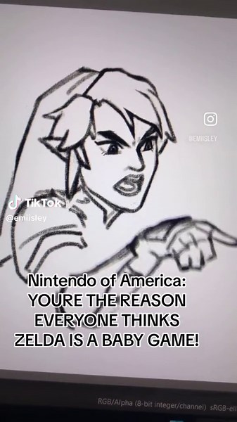 fun fact nintendo of america thought the poor sales of Wind Waker were due to the cartoonish style alienating their older-teen audience, which influenced the aesthetic of twilight princess #twilightprincess #windwaker #legendofzelda #loz #lozmemes #zelda