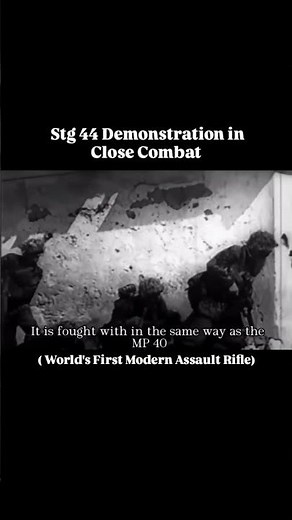 The Stg 44 was the first successful assault rifle produced. #ww2