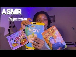 ASMR | Dégustation d’aliments Asiatiques 🍥( Mangeons ensemble en chuchotant !)