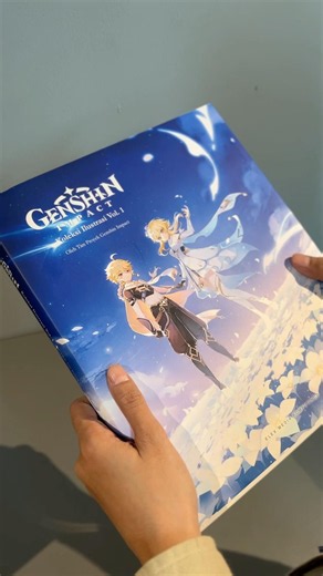 First Look “Genshin Impact” Koleksi Ilustrasi vol 1, tunggu jadwal POnya. #artbook #genshinimpact