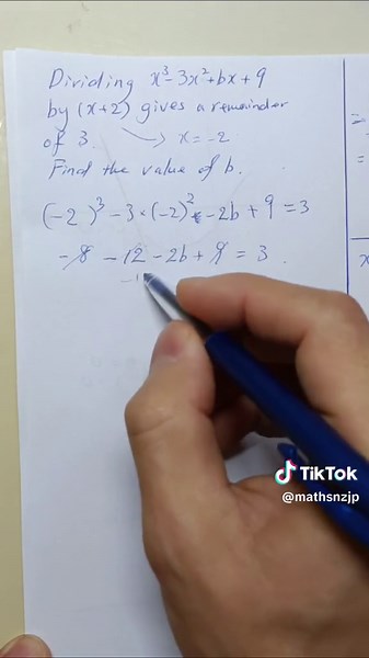 Solve NCEA L3 Algebra with Remainder Theorem