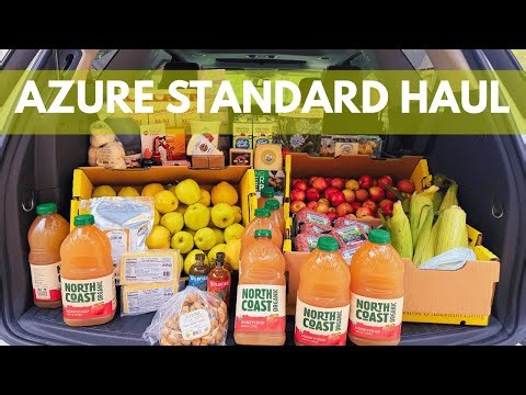 Azure Standard Haul | Monthly Bulk Buying (Corn on the Cob and LOTS of Apples) October 2025