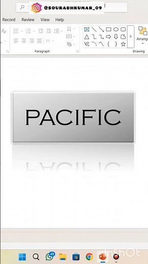 how to make logo in PowerPoint||pacific #logodesign