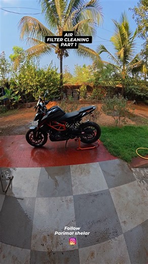 speedometer on Instagram: "K and N air filter cleaning🧼 #ride #viral #viralvideos #dailyvlog #kandnfilters"