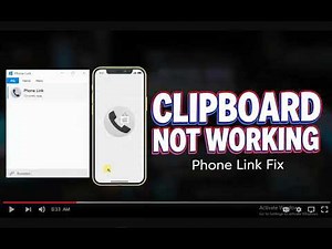 How to Fix Phone Link Clipboard Not Working on Windows 11