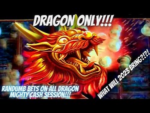 MY FIRST MAXI in 2023!! Playing DRAGONS ONLY!! #mightycash #slots #vegas #bonus