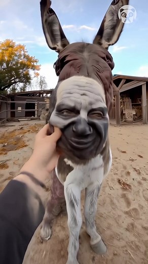 85K views · 52 reactions | Checking how donkey looks with AI mask | Science, Tech and Universe | Facebook