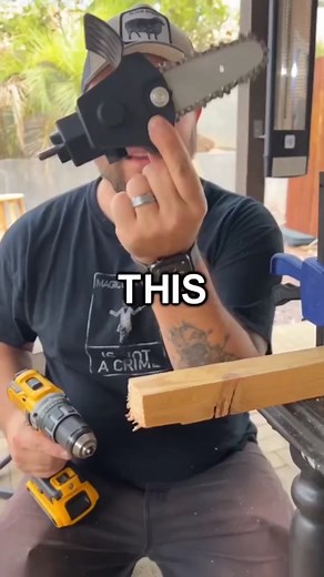 Compact Chainsaw Attachment for Drill | Tool Up with Dewalt