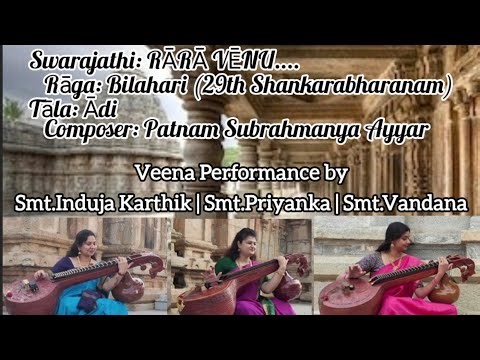 Swarajathi | Rara venu gopa bala | Ragam Bilahari | Aadi Taalam | RIVIINKA MUSIC | Veena | Video 184