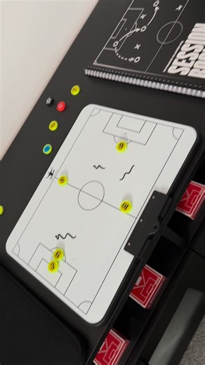 SmartTact 2-in-1 Tactical Board ⚽⚡️ Switch between whiteboard & electric display in seconds. Perfect for training, changing rooms, or sidelines. • Magnetic pitch • Bright digital diagrams • Lightweight & portable 🎯 Game-day ready. Anytime, anywhere. | UltimateplayerHQ