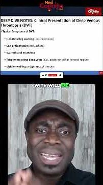 Deep Vein Thrombosis: Symptoms, Pain, and Swelling Explained #shorts