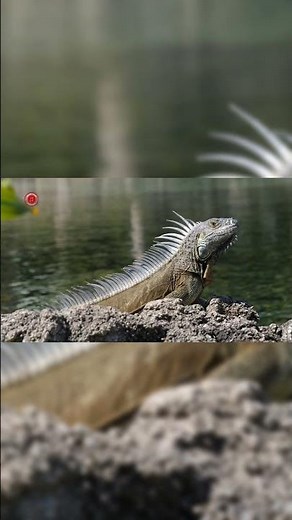Real Iguana Sounds | High Quality | Interesting Iguana Sound Experience! | 4K #shorts