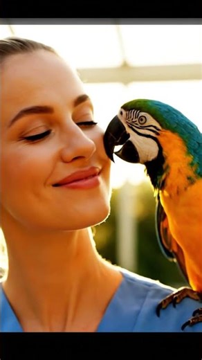 This Parrot Fell in Love… in a Hospital 😳🦜 #birds #cuteanimals #petshorts