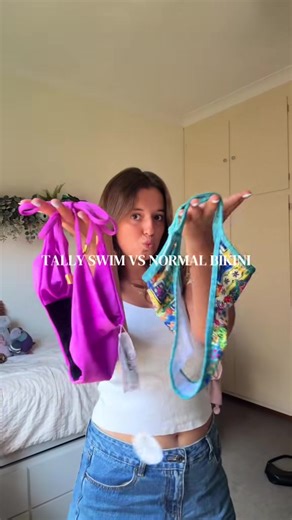 The girls deserve to swim anytime of the month 🩵🤎 @ella #ladies #girl #swimwear #period