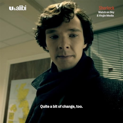 You can't hide from Sherlock... anywhere in the world! Watch Sherlock on U&Alibi on Sky and Virgin Media. | U&Alibi