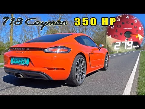 350HP Porsche 718 Cayman Stage 1 | 0-100 100-200 1/4 Mile & TOP SPEED