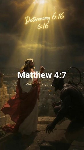 Matthew 4:7 – Do Not Test the Lord Your God
