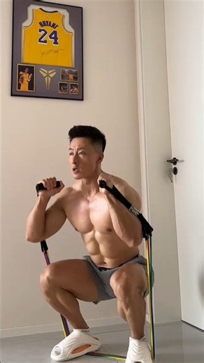 Top 3 Resistance Band Exercises for a Stronger Body 🔥 #ResistanceBand #edit #gym #explore #ytshorts