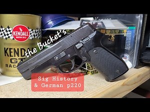 German Sig Sauer P220 45 acp, History, Proof Marks and Identification