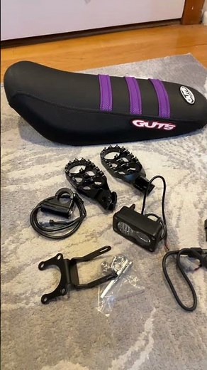 New mods for Ron #riding #purple #rider #outdoors #automobile