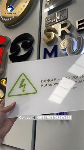 See It. Stay Safe. ⚠️ Acrylic Safety Signs That Work