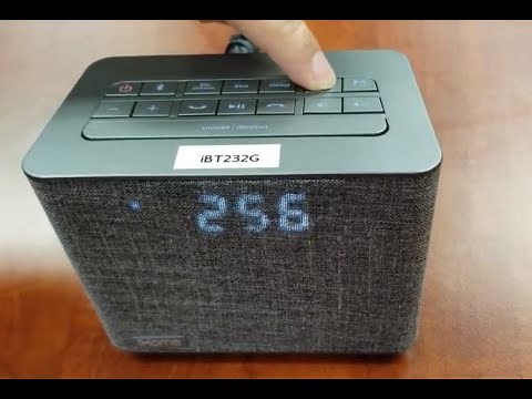 iHome iBT232 Alarm Setup Video