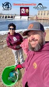 Even though we are waiting for the ice to melt on the waterways in the Midwest in 2026, that doesn’t mean we can’t get to work cleaning up the shorelines and areas near the water. 😁👍 Today was our 1st Official Cleanup for this new year and we decided to do it in Menominee, MI. Our first stop was the fishing 🎣 platform by the dam, where anglers are currently fishing for steelhead, brown trout and walleye. 🐟 We removed a bunch of fishing line and other litter, but in a few weeks, it’ll be heav