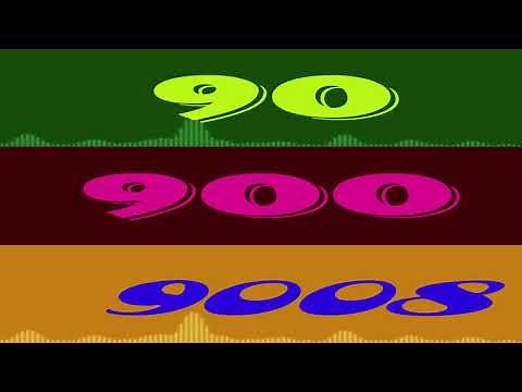 Numbers 0 to 100 ~ 10000