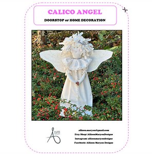 Allison Maryon's Christmas Angel Doorstop Instructions