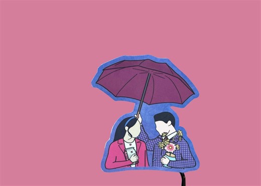 Maybe Happy Ending Sticker - the Rainy Day We Met - Waterproof Vinyl - Etsy