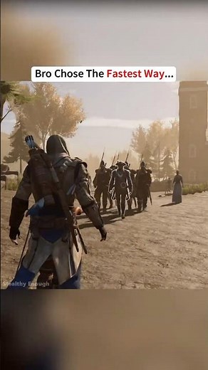 Assassin's Creed gameplay - Bro Chose The Fastest Way