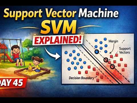 🚀 Day 45 | Confused About SVM? 🤔 Learn It with a Simple Story (Tamil)