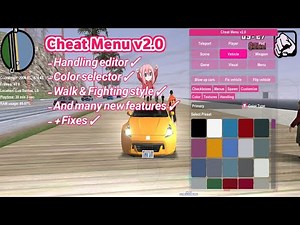 GTA SA Android: Cheat Menu v2.0.3 - Plugin Mod