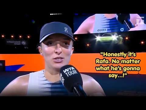 Iga Swiatek spoke about her training with Rafa Nadal in Mallorca