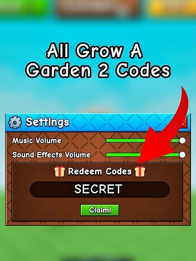 All Grow A Garden 2 Codes! #growagarden #growagarden2 #roblox