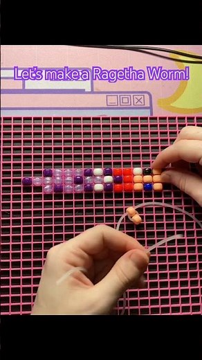 Make Ragetha Worm Kandi – TADC DIY! #tadc #crafts #kandi #TADCRagethaWorm#KandiDIY#PonyBeadWorm