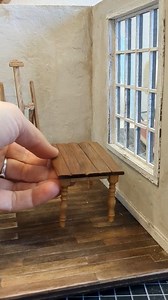 174K views · 6K reactions | I made a miniature table out of Maple wood, for my miniature studio. I love crafting miniature furniture, it's so satisfying! Tutorial is available on my Patreon. #handmadefurniture #handmade #MiniFurniture #smallart #miniart | Tamar Cohen Miniatureit | Facebook