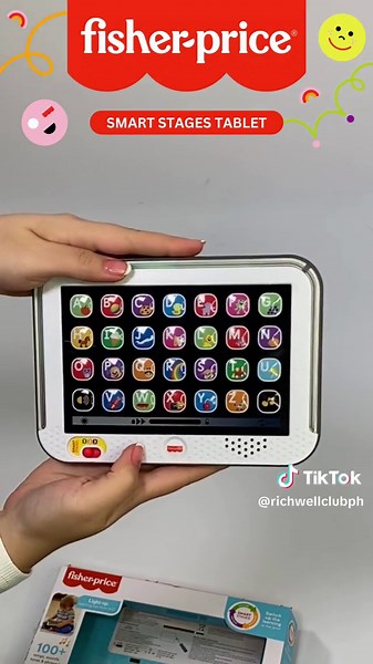 Join us #UNBOX the Fisher-Price® Laugh & Learn® Smart Stages™ Tablet, ​your little one's lectronic pretend tablet toy with lights, music, and learning content! 🥰💖 Shop now at all leading toy stores nationwide. Also available online at Lazada, Shopee, Kids Company, and more! #FisherPricePH #LetKidsBeKids #unboxing