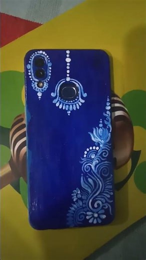 reuse old mobile back cover #DIY 🎨🖌️ panting