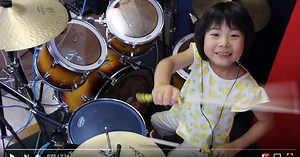 Japanese eight-year-old drummer prodigy wows Internet with amazing Led Zeppelin cover【Video】