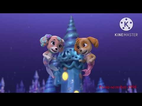 Paw patrol aqua pups (clip) Skye and coral singing
