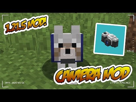 Taking photos in Minecraft! (Camerapture Mod) Minecraft Mod 1.21.5 [23]