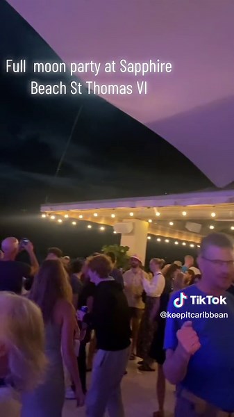 Full Moon Party at Sapphire Beach St Thomas VI