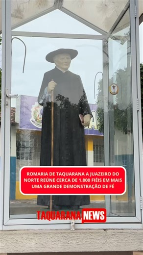 Taquarana News on Instagram: "Nesta sexta-feira, 30 de janeiro, mais uma vez a fé move centenas de pessoas em Taquarana. A tradicional romaria com destino a Juazeiro do Norte, no Ceará, reúne todos os anos milhares de fiéis que seguem para a terra do “Padim Padre Cícero”, cumprindo promessas e renovando a esperança. A romaria teve início na década de 1990 e, desde então, se tornou uma das maiores manifestações religiosas da região, atravessando gerações e fortalecendo a devoção ao Padre Cícero. 
