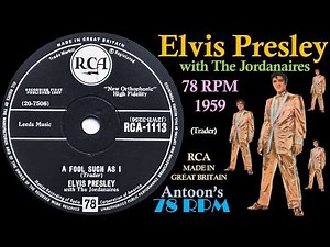 Elvis Presley | A Fool Such As I | RCA 78 rpm | 1959 Great Britain